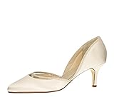 Rainbow Club Brautschuhe Teddie - Pumps Ivory Glitzer Satin...