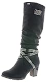 Rieker Damen 96054 Stiefel, Schwarz (Schwarz/Smoke 00), 38...