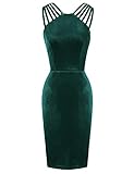 GRACE KARIN Damen Kleid Spaghettiträger Sommer Midi-Kleid...