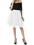 FEOYA Damen Tüllrock 50er Rockabilly Tutu Rock Ballett...