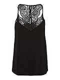 VERO MODA Damen Vmana S/L Lace Top Noos Tr gershirt Cami...