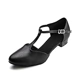 Dress First Flache Tanzschuhe für Damen, niedriger Absatz,...