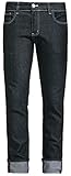 Banned Alternative Rockabilly Slim Männer Jeans schwarz...