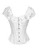 FeelinGirl Steampunk Halloween Korsett Overbust eine...