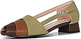 Lulu Hun Damen Schuhe Balca Vintage Blockabsatz Retro Pumps...