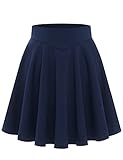 Bbonlinedress Rock Damen Kurze Basic Solid vielseitige...