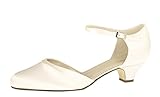 Rainbow Club Brautschuhe Vida - Ivory Satin - Pumps Größe...