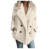 HHOP Teddy Fleecejacke blusen & Tuniken für Damen Oberteil...