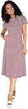 Voodoo Vixen Damen Kleid Corinna gestreift (Mehrfarbig, 3XL)