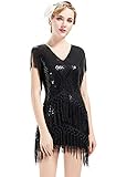 BABEYOND 1920s Charleston Kleid Mini Damen Vintage Gatsby...