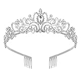 Kristall Tiara Krone Stirnband Prinzessin Elegante Tiara mit...