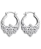 Silber Ohrringe KARMA II - 925 Sterling - Hängend ca. 3,5cm...