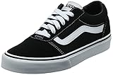 Vans Herren Ward Sneaker, Schwarz Suede Canvas Black White,...