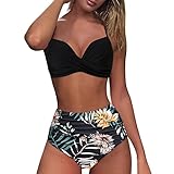 Generisch YNnkian Damen Wickel Push Up Bikini Oberteil...