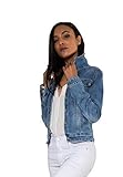 Nina Carter Damen Jeansjacke Übergangsjacke Leichte...