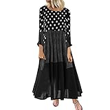 Damen Kleider Herbst Winter Langarm Beiläufige Lose Kleid...
