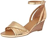 Franco Sarto Women's Deirdra Wedge Sandal, Gold, 10 M US
