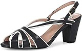 Lulu Hun Damen Schuhe Lila Vintage Sandalen Peeptoe Pumps...