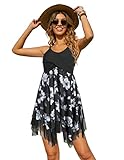 Kate Kasin Damen Tankinis mit Hotpants Sling Kleid Beachwear...