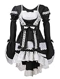 LATH.PIN Damen Cosplay Kostuem Lolita gotische Kleider...