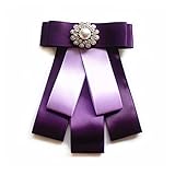 yywl Broche Koreanisches Band Bowknot Brosche Strass Perle...