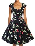bbonlinedress 1950er Vintage Retro Cocktailkleid Rockabilly...