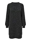 ONLY Female Strickkleid RIPP LDark Grey Melange