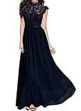 MIUSOL Damen Elegant Spitzen Abendkleid Brautjungfer...