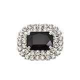 YNuth 1x Damen Schuhclip Viereck Strass Mehrfarbig Hochzeit...