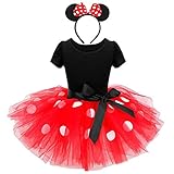Lito Angels Minnie Mouse Kostüm für Mädchen Baby, Polka...
