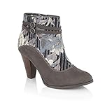 Ruby Shoo Damen Fleur Stiefeletten Stiefel Grau 37 EU