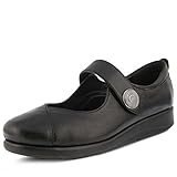 Spring Step Damen Zemira Mary Jane Flat, schwarz, 36 EU