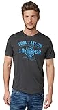 TOM TAILOR Herren T-Shirt mit Logo-Prin
