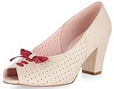 Lulu Hun Damen Schuhe Maureen Peeptoe Pin Up High Heel Pumps...