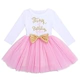Neugeborene Baby 1./2 ./3. Geburtstag Mädchen Kleid Langarm...