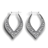 Silber Ohrringe Vintage - 925 Sterling - Hängend ca. 3,1cm...