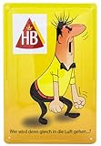 Retro Zigaretten Werbung - HB Männchen - hochwertig...