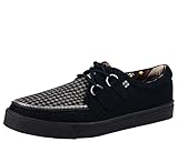 T.U.K. Herren A7897 Sneaker, schwarz/grau, 46 EU