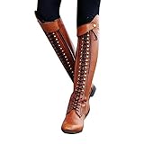 Dorical Damen Stiefel Overknees Übergrößen Flandell...