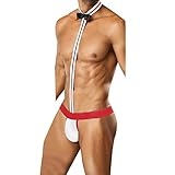 Yiartion Herren Sexy Mankini Beach Swimwear Hosenträger...