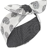 Küstenluder Damen Haarband Kelsey Punkte Paisley Haartuch