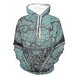 Unisex Realistischer Druck Hoodie Hautfreundliche...