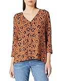 TOM TAILOR Denim Damen 1023850 V-Neck Bluse, 25881-Flower...