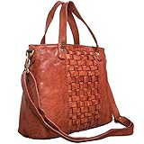 STILORD 'Mara' Elegante Handtasche geflochtenes Leder mit...