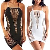 LOVELYBOBO 2-Pack Damen Kleid elastisch und flexibel tragbar...