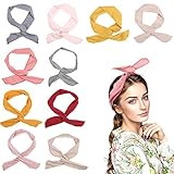 TAZEMAT 10 Stück Biegbares Haarband Draht Bunny Ohr Twist...