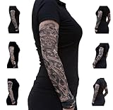 Oblique-Unique® Nylon Tattoo Ärmel - Totenkopf - Skull -...