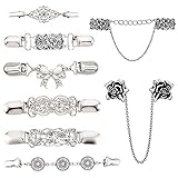 8 Stücke Jahrgang Pullover Clips für Frauen Mädchen,...