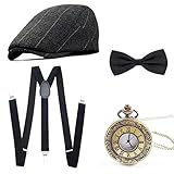 Wagoog 1920s Herren Accessoires Mafia Gatsby Kostüm set...