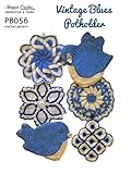 Crochet Pattern Vintage Blues Potholders PB056-R (English...